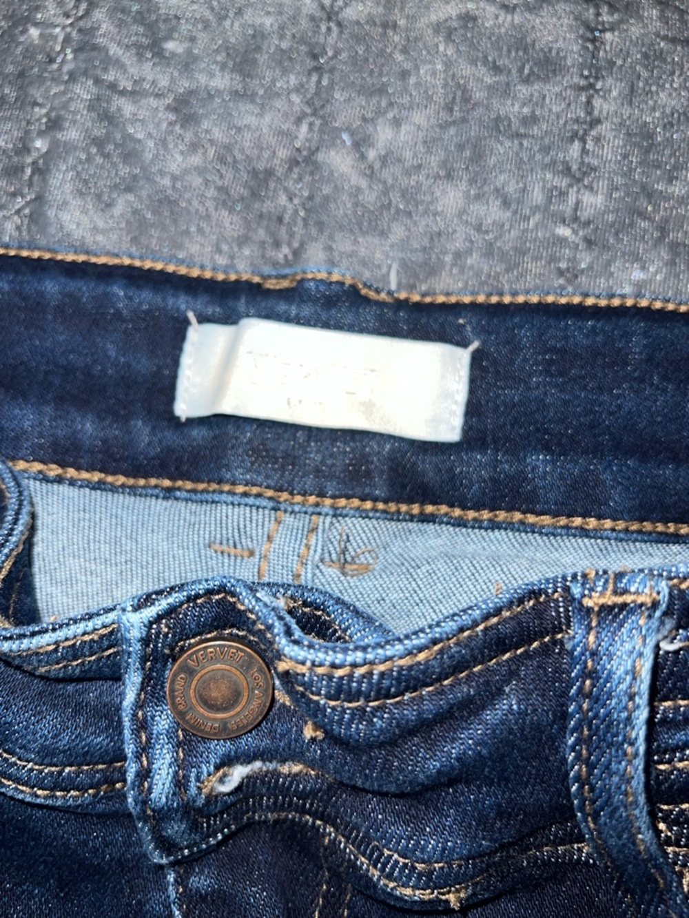 Women’s Dark Blue Boot Cut Jeans - Classic Flare - Picture 2 of 7